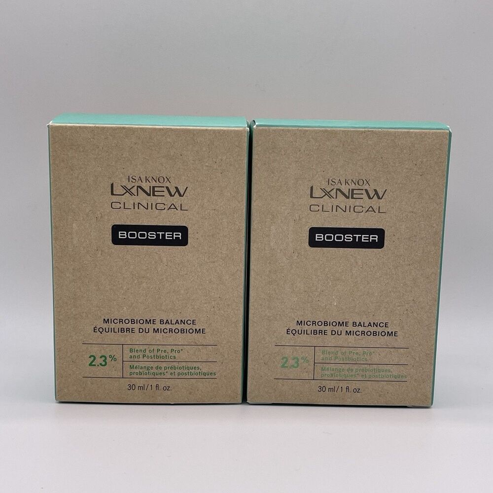 Lot of 2 Avon Isa Knox LXNEW Clinical Booster Microbiome Balance - 1 fl oz - NIB